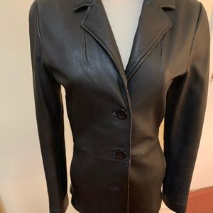 Charlotte Russe  leather black jacket